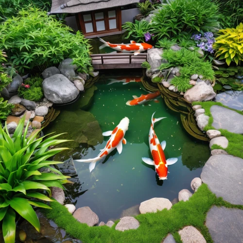 koi pond,japanese garden ornament,fish pond,garden pond,japan garden,koi fish,koi carps,japanese garden,japanese zen garden,koi carp,koi,lily pond,sake gardens,ornamental fish,pond plants,zen garden,beautiful japan,lotus pond,japanese architecture,underwater oasis,Photography,General,Realistic