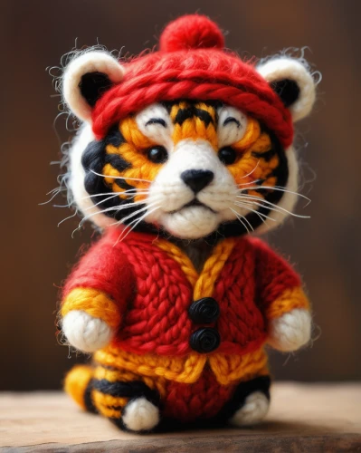 a tiger,asian tiger,tiger cat,tiger,tiger head,mozilla,tigerle,tiger png,tigger,chestnut tiger,tiger cub,firefox,felted,felted and stitched,christmas knit,toyger,bengalenuhu,royal tiger,chinese pastoral cat,animal figure,Unique,3D,Toy