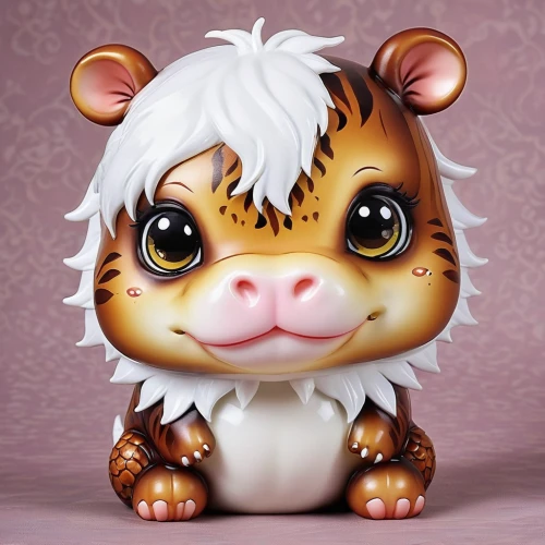 kawaii pig,tyrion lannister,anthropomorphized animals,monchhichi,cute cartoon character,toy bulldog,ox,kawaii panda,funko,ocelot,moo,guineapig,marmoset,piggybank,mini pig,cow,milk cow,kawaii animals,wooden sheep,bovine,Illustration,Abstract Fantasy,Abstract Fantasy 10