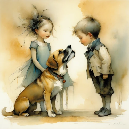 boy and dog,little boy and girl,vintage boy and girl,tenderness,childs,jack russell,dog breed,children,boy and girl,jack russel,puppy pet,playing dogs,oil painting on canvas,vintage children,girl with dog,french bulldogs,dog illustration,canina,the french bulldog,companion dog,Illustration,Realistic Fantasy,Realistic Fantasy 16