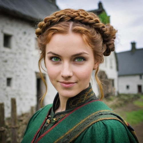 celtic queen,tudor,irish,girl in a historic way,scottish,queen anne,celtic woman,musketeer,princess anna,woman of straw,british actress,a charming woman,braid,margaret,orla,beautiful bonnet,redheads,eufiliya,young woman,young lady,Art,Classical Oil Painting,Classical Oil Painting 18