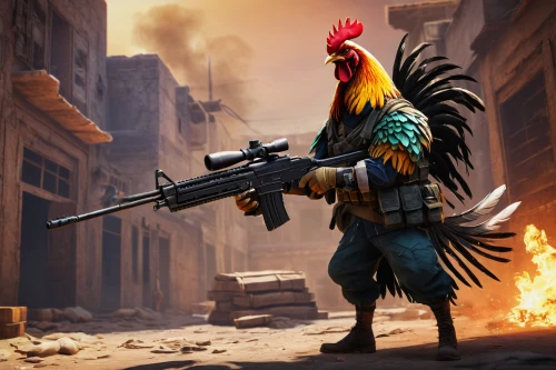 cockerel,pubg mascot,bazlama,phoenix rooster,rooster,chicken 65,vintage rooster,the chicken,bantam,free fire,chicken bird,landfowl,chicken,polish chicken,redcock,rooster head,fowl,fortnite,roasted pigeon,chook,Art,Classical Oil Painting,Classical Oil Painting 26
