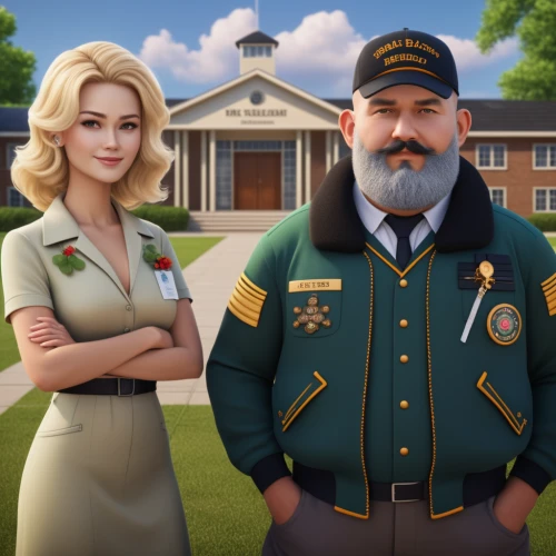 park ranger,park staff,zookeeper,fire and ambulance services academy,hero academy,civilian service,first responders,golf course background,boy scouts of america,competition event,uniforms,american gothic,federal staff,steam release,community connection,girl scouts of the usa,officers,custom portrait,counselor,americana,Photography,General,Realistic