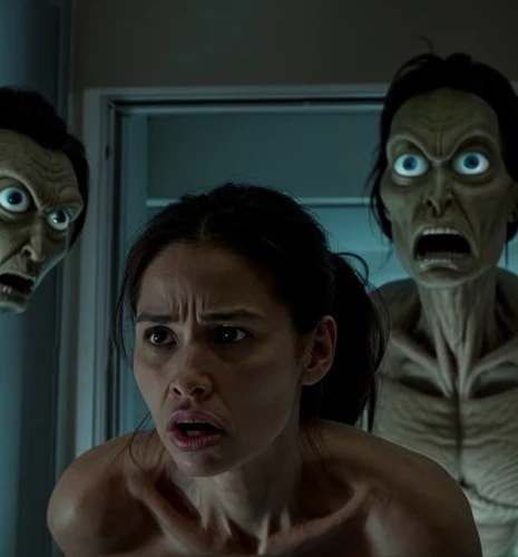 scared woman,the girl's face,scary woman,frightened,horrified,money heist,halloween masks,ventriloquist,puppets,three eyed monster,scared,cgi,surprised,halloween and horror,herring family,video scene,facial expressions,horror,werewolves,aliens