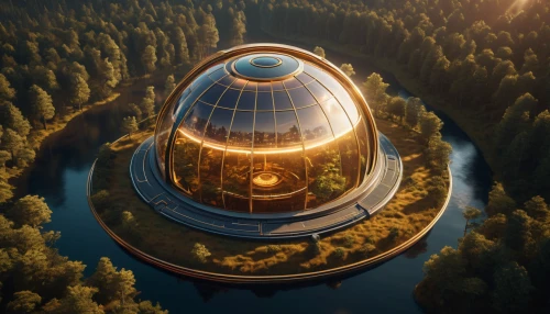 planetarium,sky space concept,observatory,musical dome,futuristic architecture,roof domes,spaceship,futuristic landscape,flying saucer,alien ship,dome,spaceship space,solar cell base,bee-dome,earth station,stargate,alien world,ufo,ufo interior,saucer,Photography,General,Sci-Fi