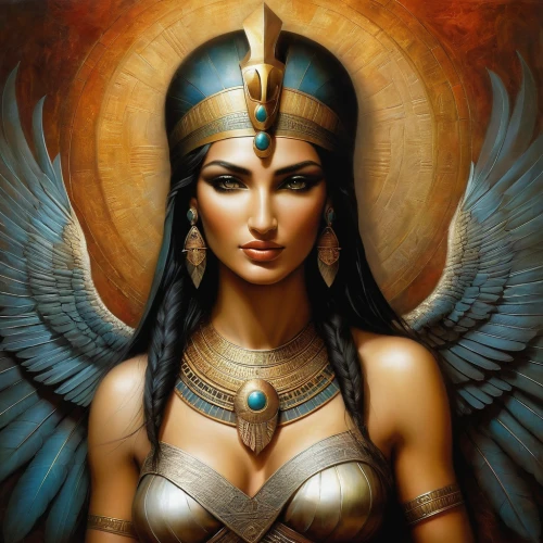 ancient egyptian girl,cleopatra,warrior woman,priestess,athena,ancient egyptian,ancient egypt,horus,pharaonic,headdress,egyptian,the archangel,fantasy art,archangel,indian headdress,shamanic,assyrian,female warrior,goddess of justice,sphinx,Conceptual Art,Daily,Daily 32