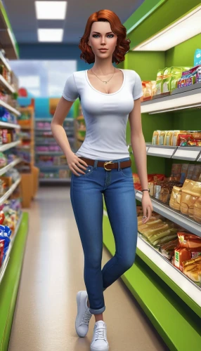 woman shopping,shopping icon,shopkeeper,cashier,grocery store,grocer,shopper,convenience store,plus-size model,supermarket,deli,salesgirl,diet icon,shopping venture,supermarket shelf,store,female model,groceries,clerk,grocery,Illustration,American Style,American Style 10
