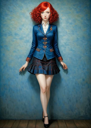 redhead doll,red-haired,raggedy ann,pin-up girl,painter doll,pin up girl,marionette,pin up,pin ups,tumbling doll,valentine pin up,pin-up,retro pin up girl,female doll,artist doll,pinup girl,girl in a long,pin-up model,gothic portrait,red shoes,Illustration,Realistic Fantasy,Realistic Fantasy 08