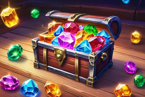 treasure chest,glass items,witch's hat icon,gemstones,pirate treasure,diwali banner,candy cauldron,colorful glass,music chest,colored stones,precious stones,gems,crown icons,christmas icons,rock crystal,cube background,crystals,birthday banner background,prism ball,treasure,Conceptual Art,Oil color,Oil Color 02