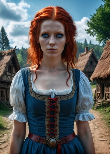 germanic tribes,redhead doll,celtic queen,nora,massively multiplayer online role-playing game,country dress,redheads,female doll,bavarian,east-european shepherd,bavarian swabia,cinnamon girl,witcher,red skin,folk village,red-haired,eufiliya,dwarf sundheim,fable,girl in a historic way