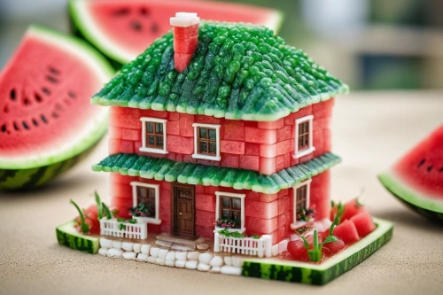 watermelon painting,watermelon background,watermelon pattern,watermelon slice,miniature house,watermelon wallpaper,sliced watermelon,gummy watermelon,cut watermelon,watermelon umbrella,watermelon,houses clipart,watermelons,gingerbread house,little house,house insurance,summer cottage,home ownership,model house,danish house,Unique,3D,Panoramic