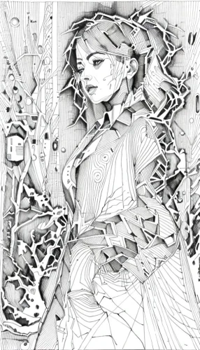 fashion illustration,woman of straw,comic halftone woman,fashion vector,illustrator,wireframe,cd cover,digital artwork,wireframe graphics,biomechanical,hand-drawn illustration,geometric ai file,coffee tea illustration,woman thinking,digital scrapbooking paper,digital scrapbooking,fantasy woman,line-art,angel line art,digital creation,Design Sketch,Design Sketch,None