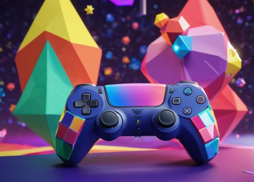 mobile video game vector background,sony playstation,playstation,low poly,android tv game controller,playstation 4,low-poly,playstation accessory,colorful star scatters,ps5,ps4,star polygon,3d render,colorful foil background,triangles background,gamepad,rainbow background,polygon,colorful stars,polygonal,Unique,3D,Low Poly