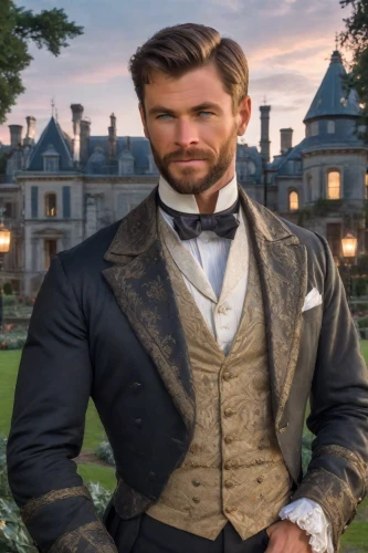 the victorian era,cravat,victorian style,aristocrat,gentlemanly,victorian,victorian fashion,frock coat,formal wear,thomas heather wick,robert harbeck,the groom,butler,lincoln blackwood,paine,downton abbey,william,jack rose,men clothes,formal guy,Photography,Realistic