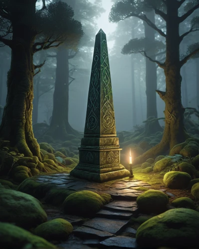 druid stone,obelisk tomb,obelisk,chess piece,standing stones,runestone,runes,ring of brodgar,megaliths,megalith,lotus stone,spire,the grave in the earth,the mystical path,chess pieces,celtic cross,healing stone,megalithic,druid grove,place of pilgrimage,Illustration,Black and White,Black and White 12