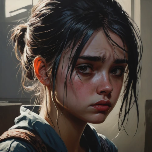 croft,girl portrait,digital painting,clementine,lara,moody portrait,worried girl,cg artwork,portrait of a girl,study,fantasy portrait,portrait background,mystical portrait of a girl,twitch icon,girl studying,detail shot,girl drawing,game art,vector girl,mara,Conceptual Art,Daily,Daily 01