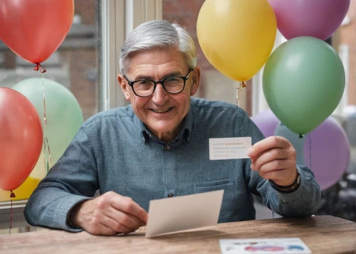 balloon envelope,birthday template,elderly person,elderly man,cheque guarantee card,pension mark,reading glasses,birthday card,e-mail marketing,pensioner,thank you card,older person,the envelope,greeting cards,retirement,cheque,elderly people,digital identity,thank you note,net promoter score,Art,Artistic Painting,Artistic Painting 50