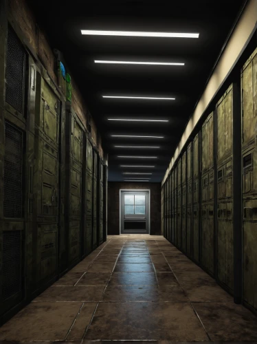warehouse,the morgue,empty factory,cargo containers,loading dock,storage,concentration camp,industrial hall,hallway space,visual effect lighting,freight depot,storage medium,hallway,3d rendering,render,bunker,floating production storage and offloading,formwork,freight car,air-raid shelter,Illustration,Retro,Retro 17