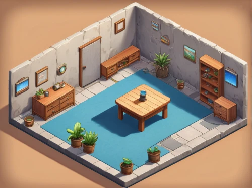 an apartment,apartment,shared apartment,isometric,apartment house,wooden mockup,modern room,small house,3d mockup,guest room,consulting room,laundry room,study room,remodeling,bonus room,japanese-style room,playing room,boy's room picture,dormitory,therapy room,Illustration,Japanese style,Japanese Style 01