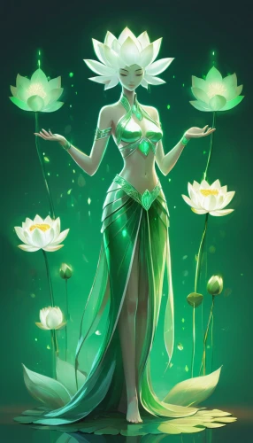 flower of water-lily,water lotus,water lily,lily pad,white water lily,lotus flowers,waterlily,lotus blossom,nelumbo,sacred lotus,lilly of the valley,flower fairy,elven flower,rosa 'the fairy,water lilly,malachite,lotus with hands,dryad,lotuses,lotus flower,Conceptual Art,Fantasy,Fantasy 02