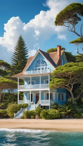house by the water,dunes house,beach house,seaside country,seaside resort,tropical house,holiday home,summer cottage,norfolk island pine,holiday villa,house of the sea,beautiful home,wooden house,summer house,beach resort,beachhouse,delight island,guesthouse,island suspended,house insurance,Photography,General,Realistic