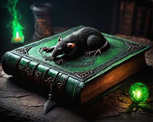 magic grimoire,magic book,lab mouse icon,color rat,reading owl,rat na,rodentia icons,debt spell,bookworm,year of the rat,divination,rat,potions,spell,cauldron,mystery book cover,sci fiction illustration,witch's hat icon,scholar,witch's hat,Photography,General,Fantasy