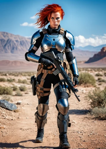 female warrior,shepard,alien warrior,warrior woman,cosplay image,sci fi,mercenary,renegade,fallout4,lindsey stirling,digital compositing,wind warrior,heavy armour,lone warrior,ballistic vest,spartan,fallout,girl with a gun,armored,girl with gun