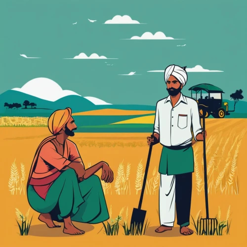 farmers,sikh,barley cultivation,field cultivation,farmer protest,cereal cultivation,paddy harvest,agriculture,agricultural,punjabi cuisine,farmer,agroculture,agricultural use,wheat crops,rajasthan,cultivated field,farm background,bhajji,bihar,farm workers,Illustration,Vector,Vector 01