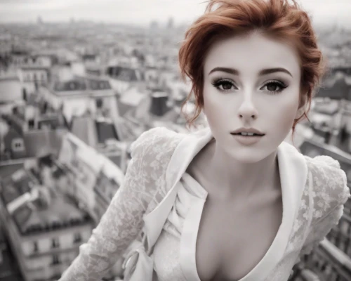clary,queen cage,redhair,city ​​portrait,redhead doll,ginger,lindsey stirling,video clip,red-haired,rooftops,redheaded,redhead,georgine,cigarette girl,young model istanbul,antwerp,photo manipulation,dame blanche,red ginger,red head