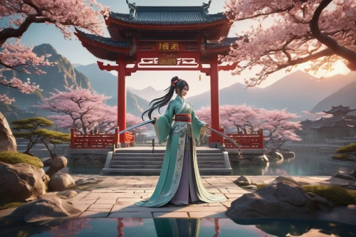 mulan,hanbok,yi sun sin,wuchang,japanese sakura background,chinese art,oriental princess,korean culture,goki,oriental painting,taiwanese opera,plum blossoms,geisha,chinese screen,japanese background,spring festival,chinese temple,sakura background,south korea,jeongol,Unique,Paper Cuts,Paper Cuts 03