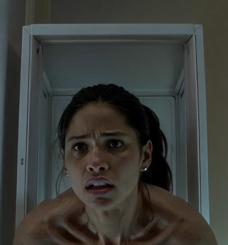 scared woman,scary woman,the girl in the bathtub,video scene,stressed woman,muscle woman,shoulder pain,district 9,frightened,head woman,the girl's face,undershirt,possessed,lori,weeping angel,figure 0,woman face,scream,uploading,horrified