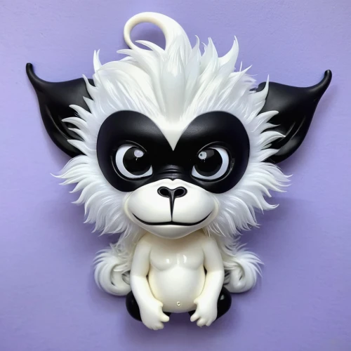 japanese chin,little panda,plush figure,silkie,scandia gnome,skunk,funko,toy dog,raccoon,pomeranian,animal figure,frankenweenie,animal head,pekingese,plush toy,snarling,stuffed animal,skylanders,shih tzu,kawaii panda,Illustration,Abstract Fantasy,Abstract Fantasy 10