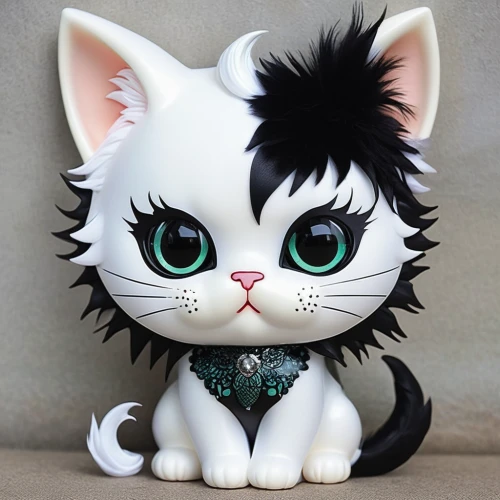 doll cat,plush figure,feline look,cartoon cat,artist doll,cat kawaii,breed cat,collectible doll,cute cat,lucky cat,capricorn kitz,feline,pet black,calico cat,doll figure,jiji the cat,domestic short-haired cat,white cat,cat-ketch,little cat,Illustration,Abstract Fantasy,Abstract Fantasy 10