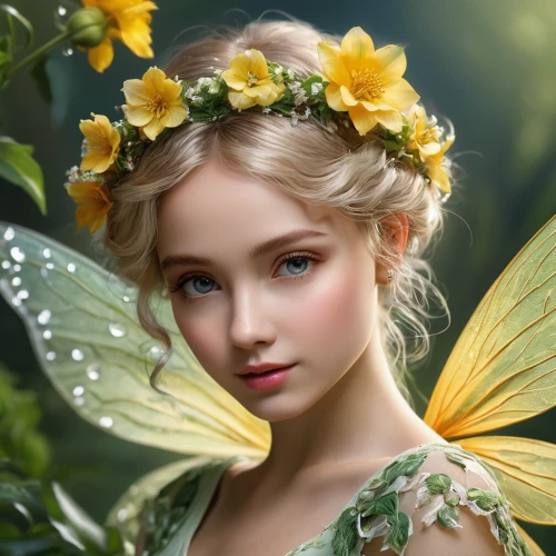 faery,faerie,little girl fairy,flower fairy,fairy,child fairy,garden fairy,fairy queen,fairies,vintage fairies,yellow butterfly,fairies aloft,cupido (butterfly),rosa 'the fairy,rosa ' the fairy,fairy tale character,aurora butterfly,fae,fairy world,beautiful girl with flowers,Photography,General,Natural