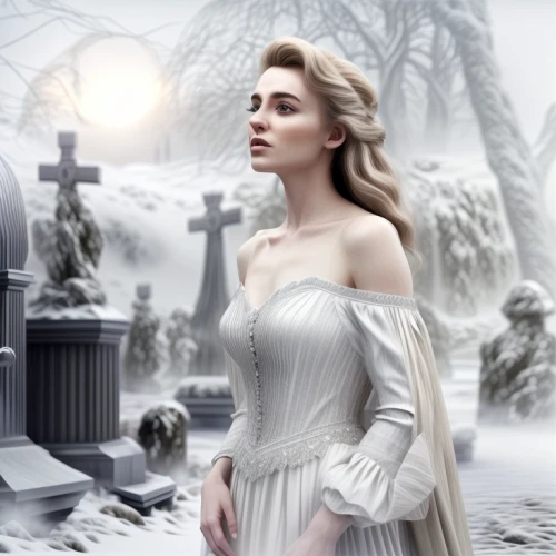 white rose snow queen,the snow queen,white winter dress,eternal snow,suit of the snow maiden,ice queen,white lady,jessamine,mourning swan,fantasy picture,winterblueher,celtic woman,ice princess,elsa,snow white,winter dress,dead bride,winter dream,frozen,pale