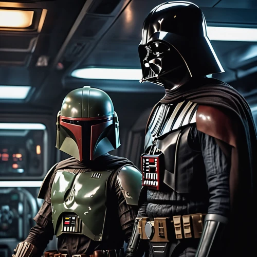 darth vader,boba fett,dark side,vader,starwars,darth wader,star wars,storm troops,empire,father-son,imperial,father and son,rots,fathers and sons,confrontation,droids,cg artwork,dad and son,father and daughter,father son,Photography,General,Realistic