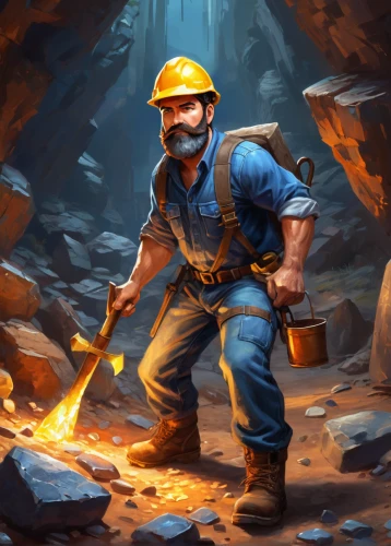 miner,blue-collar worker,miners,blacksmith,construction worker,tradesman,mining,steelworker,worker,builder,gold mining,forest workers,crypto mining,ironworker,blue-collar,contractor,bricklayer,repairman,welder,caving,Conceptual Art,Oil color,Oil Color 10