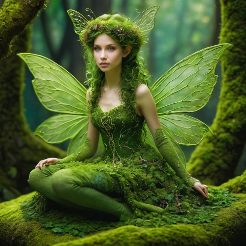 faery,faerie,dryad,fairy,fairy queen,little girl fairy,fae,rosa 'the fairy,child fairy,rosa ' the fairy,fairies aloft,fairy forest,the enchantress,garden fairy,fairy world,fairy tale character,fairies,green aurora,green dragon,anahata,Illustration,Realistic Fantasy,Realistic Fantasy 45