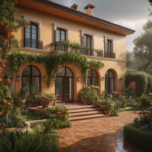 country estate,hacienda,luxury home,home landscape,country house,beautiful home,luxury property,bendemeer estates,villa,garden elevation,mansion,3d rendering,private house,tuscan,portofino,rosewood,house by the water,provencal life,villa balbianello,landscaping,Photography,General,Natural