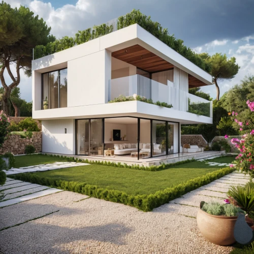 modern house,modern architecture,3d rendering,dunes house,smart home,beautiful home,luxury property,garden elevation,smart house,holiday villa,cubic house,modern style,luxury home,frame house,villa,house shape,home landscape,private house,contemporary,mid century house,Photography,General,Realistic