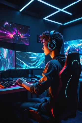 lan,gamer zone,computer room,game room,gaming,game illustration,gamers round,gamer,computer game,connectcompetition,girl at the computer,fractal design,cyber,night administrator,man with a computer,working space,playing room,new concept arms chair,monitor wall,monitors,Illustration,Black and White,Black and White 02