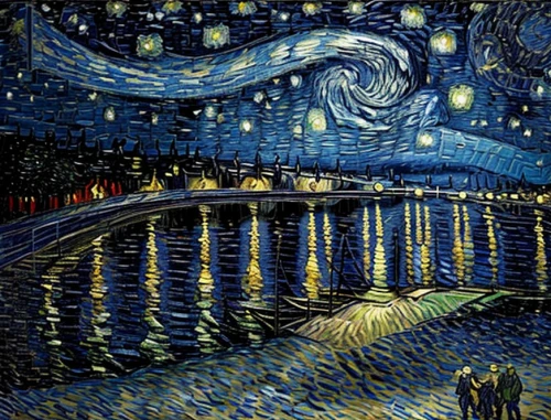 starry night,vincent van gough,vincent van gogh,night scene,post impressionism,the night sky,tapestry,painting technique,post impressionist,starry sky,night stars,night sky,space art,art,art painting,night image,artistic,meticulous painting,the stars,blue painting