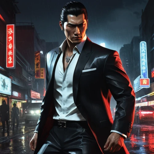 black businessman,a black man on a suit,black city,businessman,business man,white-collar worker,gangstar,game illustration,men's suit,background images,tuxedo just,game art,chinatown,mafia,dark suit,gentleman icons,action-adventure game,kowloon,ceo,tuxedo,Conceptual Art,Daily,Daily 32