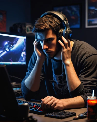 lan,gamer,headset profile,gamers round,gamer zone,dj,headset,wireless headset,e-sports,skeleltt,gaming,online support,man with a computer,the community manager,night administrator,llucmajor,streaming,analysis online,stream,plan steam,Conceptual Art,Sci-Fi,Sci-Fi 15