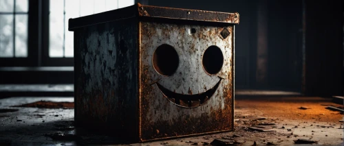 unhappy smiley,filing cabinet,play escape game live and win,bin,friendly smiley,creepy doorway,dark cabinetry,halloween background,metal cabinet,music chest,trash can,killer smile,live escape game,jolly roger,endoskeleton,twitch icon,skull and crossbones,waste container,pubg mascot,crate,Illustration,Vector,Vector 12