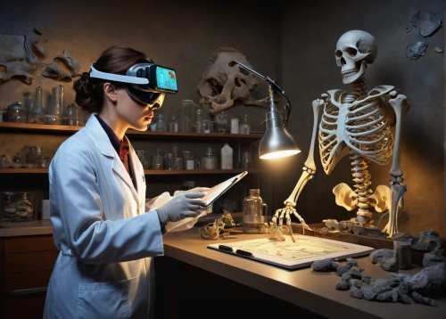 forensic science,medical radiography,science education,biologist,veterinarian,medical imaging,fish-surgeon,augmented reality,vr,radiologic technologist,radiography,marine scientists,virtual reality headset,sci fi surgery room,virtual reality,female doctor,examining,pathologist,medical technology,researchers,Illustration,Retro,Retro 10