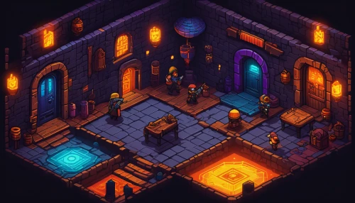 tavern,dungeon,cellar,basement,witch's house,ornate room,crypt,wine cellar,ancient house,apartment,dungeons,consulting room,shopkeeper,game room,pixel art,hall of the fallen,apothecary,an apartment,halloween scene,apartment house,Art,Classical Oil Painting,Classical Oil Painting 10