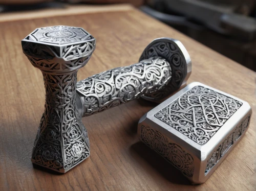 stonemason's hammer,decorative rubber stamp,salt and pepper shakers,tinsmith,khamsa,carved wood,wood carving,pepper mill,woodtype,geologist's hammer,stone carving,tobacco pipe,smoking pipe,rubber stamp,wood type,moroccan pattern,lump hammer,scrub plane,drum mallet,mallet,Illustration,Black and White,Black and White 11