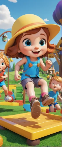 children's background,agnes,clay animation,johnny jump up,playmobil,cute cartoon character,little people,little girl running,zookeeper,crash-land,animated cartoon,field of cereals,toy's story,recess,play yard,children jump rope,miniature golf,clay doll,3d fantasy,pinocchio,Illustration,Realistic Fantasy,Realistic Fantasy 14