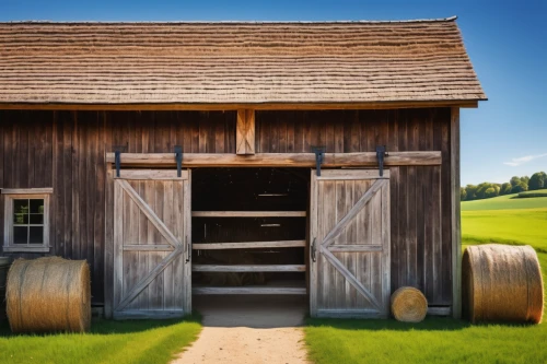 field barn,timber framed building,horse barn,barn,barns,old barn,mennonite heritage village,horse stable,round barn,hay barrel,log home,farmstead,straw bale,wooden construction,straw hut,farm hut,red barn,straw roofing,wooden house,wooden hut,Illustration,Realistic Fantasy,Realistic Fantasy 24